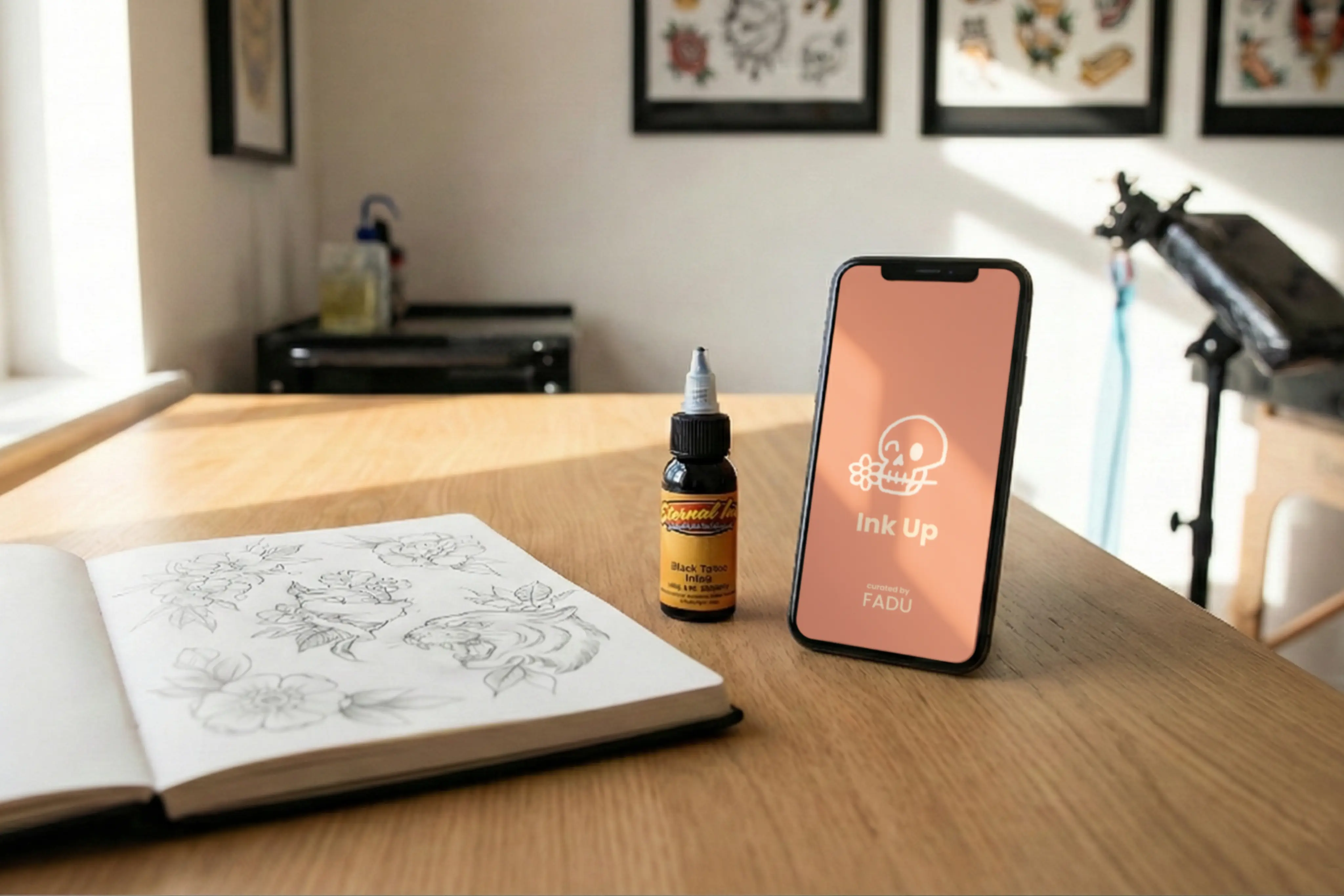 Ink Up Hero Interface
