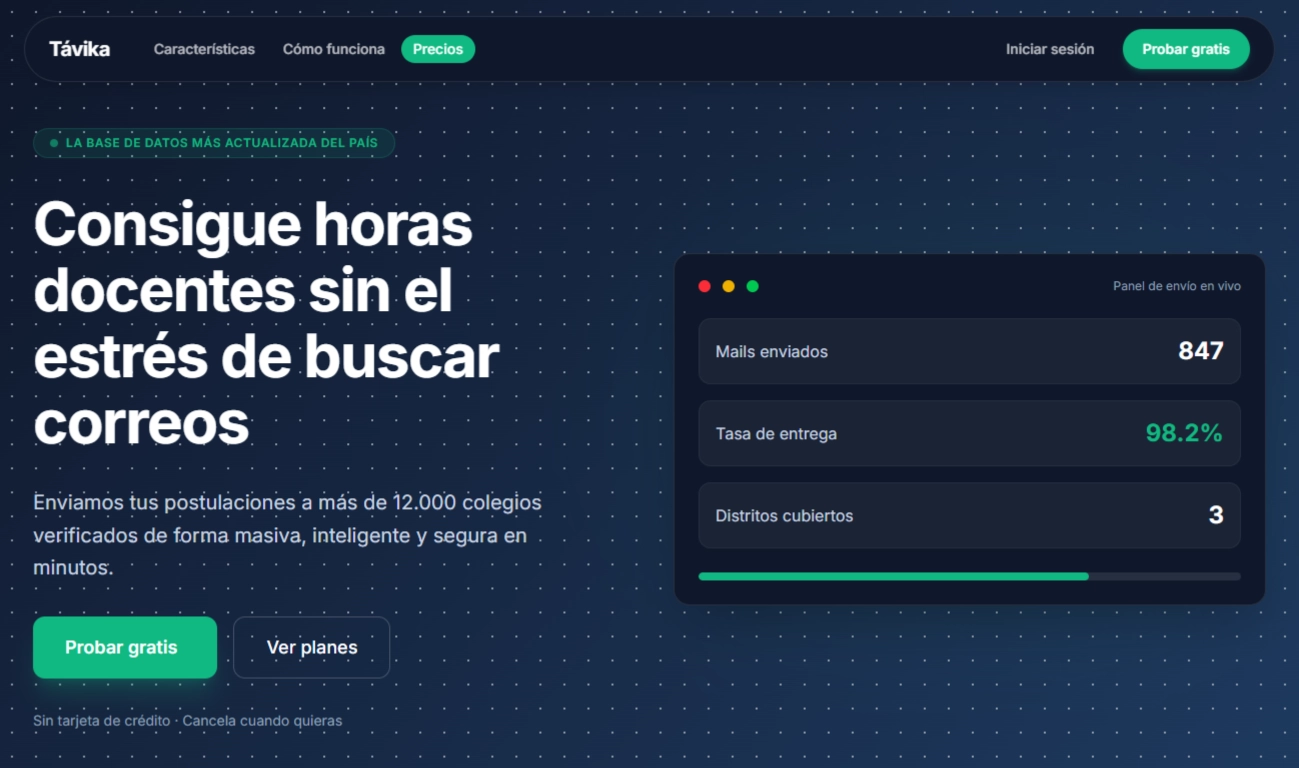 Versión actual de Tavika