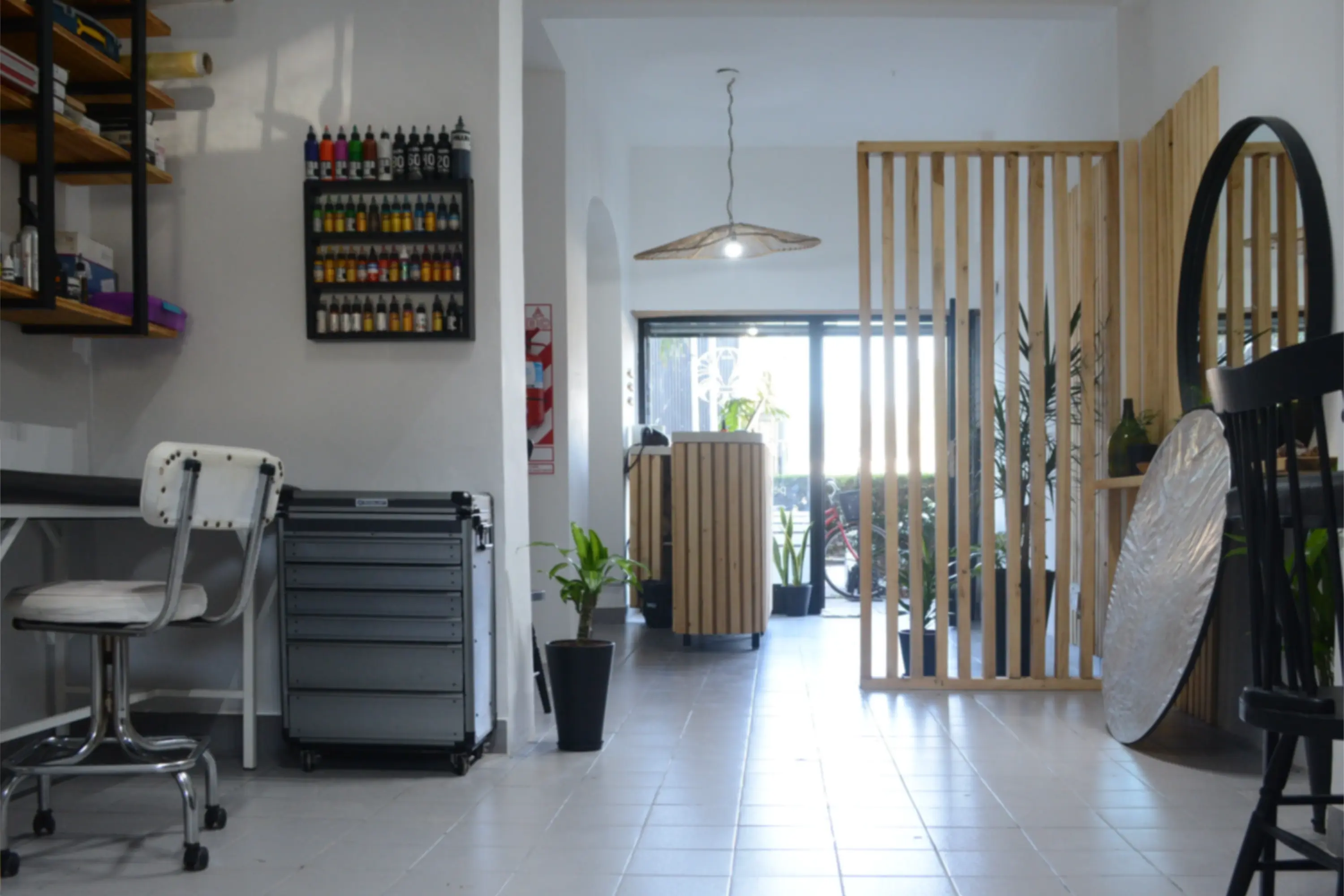 Transformación de la pared y construcción de la arcada